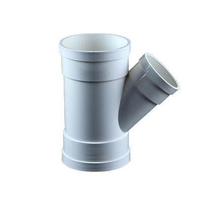 Y Tee Cross Pipe Fittings 0,2mpa Do PVC drenaż wody Professional