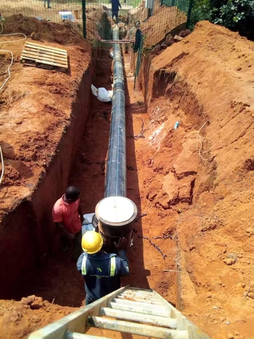 najnowsza sprawa firmy na temat Plac budowy rurociągu klienta w Ugandzie