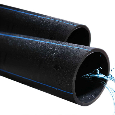 Rura wodociągowa HDPE w kolorze czarnym ISO9001 PE100 DN160mm