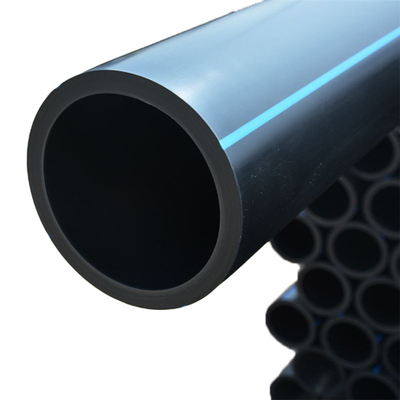 Rury wodociągowe Hdpe 160 mm czarno-niebieskie Pe100 Sdr 17 do transportu wody