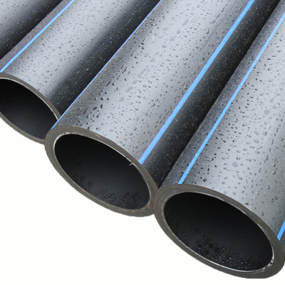 Czarny niebieski kolor HDPE Plastikowa rura wodociągowa PN16 PE100 DN1000mm