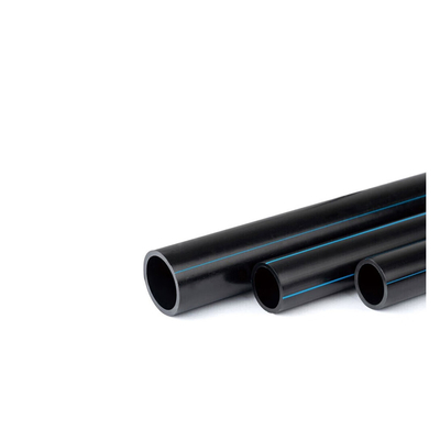 Atrakcyjna rura wodna hdpe w czarno-niebieskich paskach DN20mm-1600mm Usługi cięcia/formy