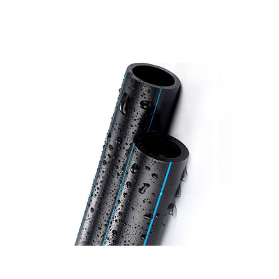 Atrakcyjna rura wodna hdpe w czarno-niebieskich paskach DN20mm-1600mm Usługi cięcia/formy