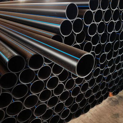 Rury wodociągowe HDPE odporne na korozję do dostosowania wielkości i grubości 2,3 mm-117,6 mm