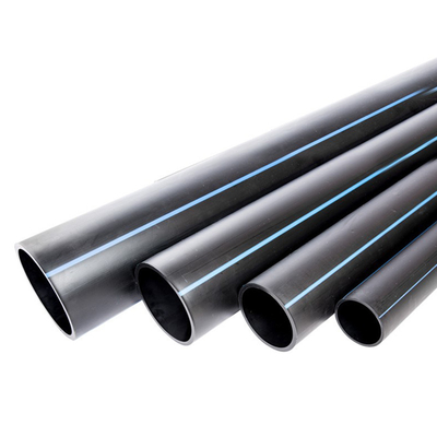 DN16mm-1800mm Hdpe Pipe Pe Pipe Certified To ISO9001 W niebieskim lub czarnym kolorze