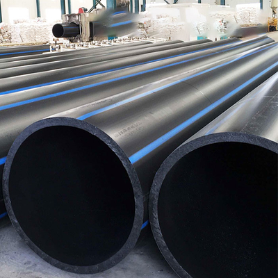 14001 Certyfikowane rury wodociągowe HDPE z niebieskim paskiem