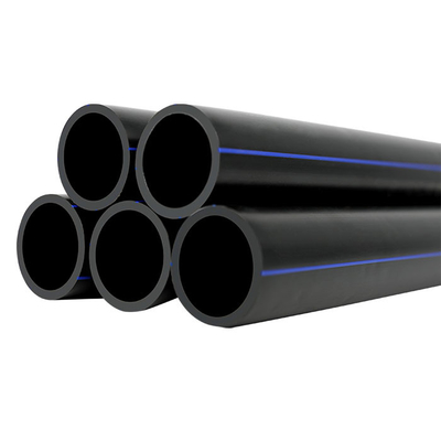 Czarno-niebieskie rury wodne HDPE do dystrybucji wody