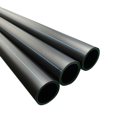 Trwałe rury wodne HDPE w kolorze czarno-niebieskim (2,3-117 mm)