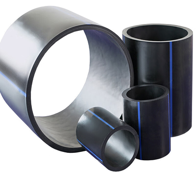 DN16mm-1800mm Czarne HDPE Rury wodne dla inżynierii miejskiej Rury wodne z tworzyw sztucznych Rury Hdpe
