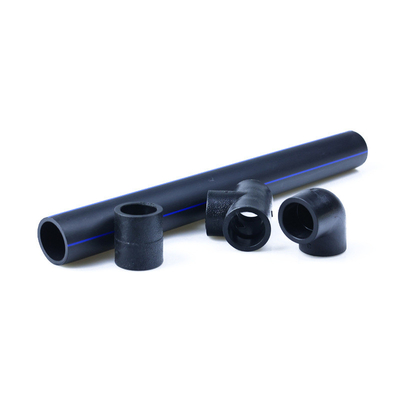 Wyroby wodociągowe HDPE grubość 2,3 mm-117,6 mm Niebieski lub czarny z niebieskim paskiem