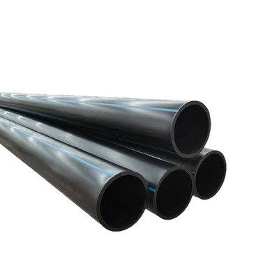 Wyroby wodociągowe HDPE grubość 2,3 mm-117,6 mm Niebieski lub czarny z niebieskim paskiem