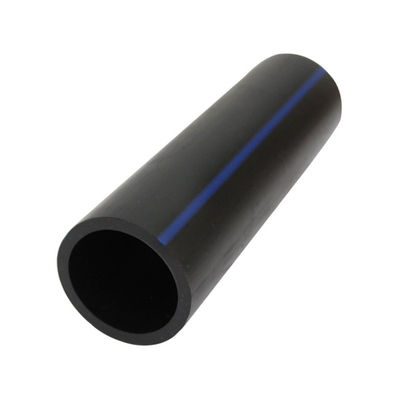 Wyroby wodociągowe HDPE grubość 2,3 mm-117,6 mm Niebieski lub czarny z niebieskim paskiem