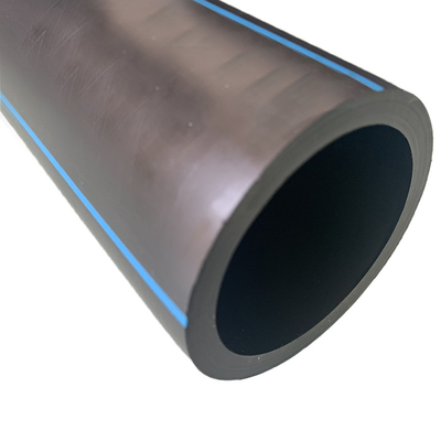 Wyroby wodociągowe HDPE grubość 2,3 mm-117,6 mm Niebieski lub czarny z niebieskim paskiem