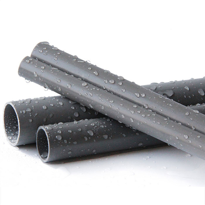 Samoprzylepne plastikowe rury drenażowe z PVC DN20 - DN630 Szara rura wodociągowa UPVC