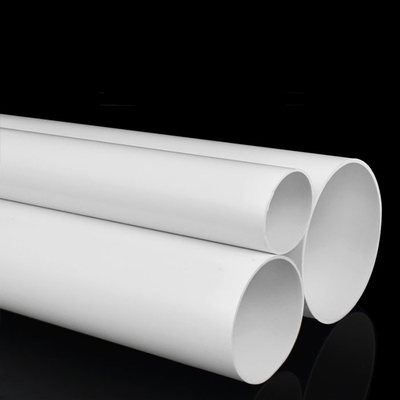 Białe rury drenażowe z PVC o średnicy 50 mm 110 mm 160 mm powlekana rura wentylacyjna z PVC
